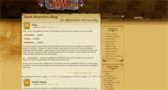 Desktop Screenshot of blog.dark-warriors.net